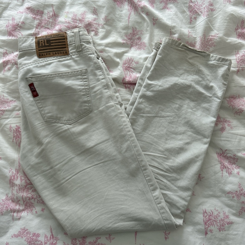 Ralph Lauren White Jeans
